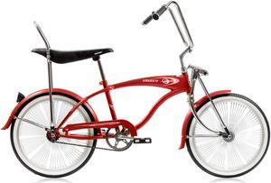 Lowrider Classic Style 20" Cruiser Bicycle Banana Seat 140 Spokes Fan Rims Bike