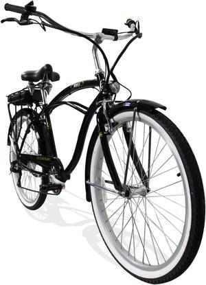 7 Speed Electric Bike with Pedal Assist 48V 350W Lithium 26" Alloy Rims Bicycle