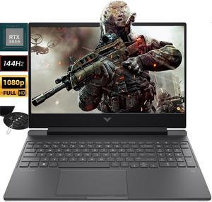  HP Victus 15 Gaming Laptop 15.6 FHD IPS 144Hz AMD 7000 Ryzen 5  7535HS (Beats i7-11800H) GeForce RTX 2050 4GB Graphic Backlit USB-C B&O  Win11 Black + HDMI Cable (8GB RAM