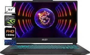 MSI Cyborg Gaming 15.6" Full HD 144hz IPS NVIDIA GeForce RTX 4060 Intel core i7-12650H 32GB DDR5 RAM 1TB SSD HDMI 2.1 USB-C 3.1 Wi-Fi 6 Windows 11 Home Black | Bundled with HB Accessories Kit