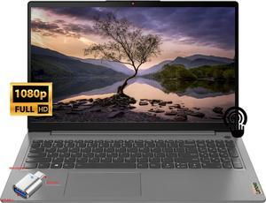 Lenovo Ideapad 3i 15.6" Full HD Touchscreen Intel UHD Graphics Intel core i3-1115G4 8GB RAM 256GB SSD HDMI 1.4 USB-C 3.2 Bluetooth, Wi-Fi Windows 11 Pro Grey | USB A to C Adapter