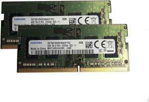 SAMSUNG RAM Kit 8GB (2x4GB) 1RX16 DDR4 SODIMM 3200MHz 260-PIN Laptop Memory Module Model M471A5244CB0 - CWE | OEM