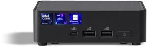 ASUS NUC 14 Pro Slim Mini PC Intel Core Ultra 7 155H Intel Arc Graphics 16GB DDR5 RAM 1TB PCIe SSD Thunderbolt 4 Wi-Fi 6E  Bluetooth 5.3 Support 8K / 4K Quad Monitors Windows 11 Pro | VESA Mount