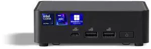 ASUS NUC 14 Pro Slim Mini PC Intel Core Ultra 7 155H Intel Arc Graphics 32GB DDR5 RAM 1TB PCIe SSD Thunderbolt 4 Wi-Fi 6E  Bluetooth 5.3 Support 8K / 4K Quad Monitors Windows 11 Pro | VESA Mount