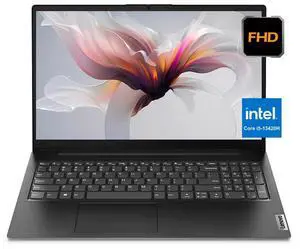 Lenovo V15 G4 IRU 15.6" Full HD Business Laptop Intel Core i5-13420H (Beat i7-1355U) 24GB RAM 512GB SSD HDMI RJ45 Webcam Wi-Fi Bluetooth USB-C 3.2 Numeric Keypad Windows 11 Home Black