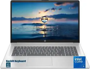 HP 17.3" IPS FHD Business Laptop Intel Core 5 120U (Beat i5-1335U) Intel Graphics 32GB RAM 512GB SSD Backlit KB Wi-Fi 6 Bluetooth 5.3 720p Webcam HDMI USB-C Windows 11 Home Silver | Value Gift Set HP 17.3" IPS FHD Business Laptop Intel Core 5 120U (Beat i5-1335U) Intel Graphics 32GB RAM 512GB SSD Backlit KB Wi-Fi 6 Bluetooth 5.3 720p Webcam HDMI USB-C Windows 11 Home Silver | Value Gift Set