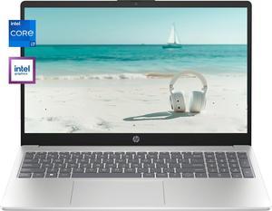 HP 15.6" IPS Full HD Business and School Laptop Intel core i7-1355U 32GB RAM 512GB SSD Intel Graphics Backlit Keyboard Wi-Fi 6 Bluetooth 5.3 HDMI USB-C 1080p Webcam Windows 11 Home Diamond White