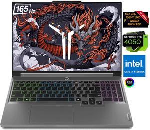 Lenovo Legion 5 16" QHD 165Hz Gaming Laptop NVIDIA GeForce RTX 4050 Intel Core i7-14650HX (Beats i9-13900HX) 64GB DDR5 RAM 1TB SSD RGB Backlit KB Wi-Fi 6E Bluetooth 5.3 HDMI 2.1 Windows 11 Pro Gray