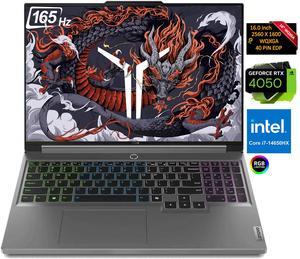Lenovo Legion 5 16" QHD 165Hz Gaming Laptop NVIDIA GeForce RTX 4050 Intel Core i7-14650HX (Beats i9-13900HX) 32GB DDR5 RAM 2TB SSD RGB Backlit KB Wi-Fi 6E Bluetooth 5.3 HDMI 2.1 Windows 11 Pro Gray