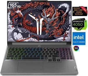 Lenovo Legion 5 16" QHD 165Hz Gaming Laptop NVIDIA GeForce RTX 4050 Intel Core i7-14650HX (Beats i9-13900HX) 16GB DDR5 RAM 1TB SSD RGB Backlit KB Wi-Fi 6E Bluetooth 5.3 HDMI 2.1 Windows 11 Home Gray