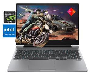HP Omen 16.1" IPS FHD 144Hz Gaming Laprop NVIDIA GeForce RTX 4070 Intel Core i7-14700HX (Beats i9-13980HX) 16GB DDR5 RAM 512GB SSD RGB Backlit KB Wi-Fi 6E Bluetooth 5.3 HDMI 2.1 Windows 11 Pro Gray