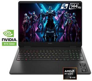 HP OMEN 16" IPS FHD+ 144Hz Gaming Laptop NVIDIA GeForce RTX 5060 8GB GDDR7 AMD Ryzen 9 8940HX (> i9-14900HX) 32GB DDR5 RAM 1TB SSD  RGB Backlit KB HDMI 2.1  Wi-Fi 6E BT 5.3 Win 11 Home Shadow Black