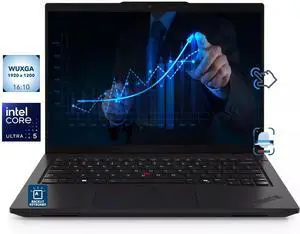 Lenovo ThinkPad L14 Gen 5 Business 14" WUXGA IPS Touch Intel Core Ultra 5 135U vPro (Beat i7-1355U)  Intel Graphics 16GB DDR5 RAM 256GB SSD Fingerprint Reader Backlit KB Wi-Fi 6E BT 5.3 Windows 11 Pro