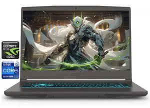 MSI Thin 15.6" FHD 144Hz Gaming Laptop Intel Core i5-13420H (Beat i7-12650H) NVIDIA GeForce RTX 4050 16GB RAM 512GB SSD WiFi 6E Bluetooth 5.3 Backlit KB Webcam HDMI USB-C RJ45 Windows 11 Home Gray