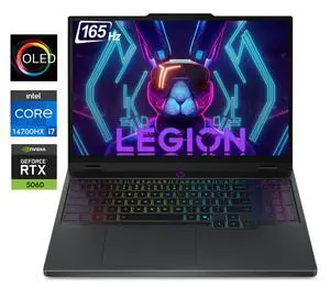 Lenovo Legion 5i 15.1" 165Hz OLED WQXGA Gaming Laptop NVIDIA GeForce RTX 5060 Intel core i7-14700HX (Beat i9-13900HX) 64GB DDR5 RAM 1TB SSD Wi-Fi 7 RGB Backlit KB HDMI USB-C Windows 11 Pro Black