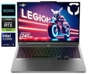 Lenovo Legion 5i 16" WQXGA Gaming Laptop NVIDIA GeForce RTX 5060 GDDR7 Intel Core Ultra 9 275HX (Beat i9-14900HX) 64GB DDR5 RAM 1TB SSD RGB Backlit KB Wi-Fi 7 BT 5.4 HDMI 2.1 Windows 11 Home Gray