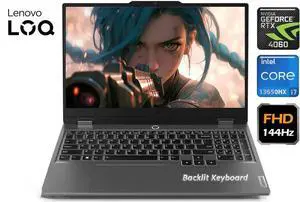 Lenovo LOQ Gaming Laptop 15.6" FHD 144Hz NVIDIA GeForce RTX 4060 (Beat RTX 5050) Intel core i7-13650HX 32GB DDR5 RAM 1TB SSD Backlit KB HDMI Wi-Fi 6 Bluetooth 5.1 Windows 11 Home Grey Lenovo LOQ Gaming Laptop 15.6" FHD 144Hz NVIDIA GeForce RTX 4060 (Beat RTX 5050) Intel core i7-13650HX 32GB DDR5 RAM 1TB SSD Backlit KB HDMI Wi-Fi 6 Bluetooth 5.1 Windows 11 Home Grey