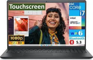 New Dell Inspiron 15.6" WVA Full HD Touchscreen Intel Iris Xe graphics 13th Generation Intel Core i7-1355U 32GB RAM 512GB SSD Wi-Fi 6 Bluetooth USB-C 3.2 HDMI 1.4 1080p Webcam Windows 11 Pro Black