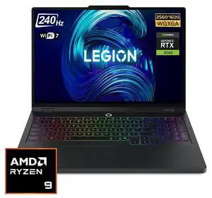 Lenovo Legion Pro 5 10 Gaming 16" WQXGA 240 Hz IPS AMD Ryzen 9 8945HX (Beat Core Ultra 9 275HX) NVIDIA RTX 5060 32GB DDR5 RAM 1TB SSD RGB Backlit KB Wi-Fi 7 BT 5.4 HDMI RJ45 Webcam WIN 11 Pro Black Lenovo Legion Pro 5 10 Gaming 16" WQXGA 240 Hz IPS AMD Ryzen 9 8945HX (Beat Core Ultra 9 275HX) NVIDIA RTX 5060 32GB DDR5 RAM 1TB SSD RGB Backlit KB Wi-Fi 7 BT 5.4 HDMI RJ45 Webcam WIN 11 Pro Black