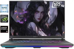 ASUS ROG Strix G16 Gaming Laptop 16" 165Hz FHD+ NVIDIA GeForce RTX 5070 AMD Ryzen 9 8940HX (Beat i9-14900HX) 16GB DDR5 RAM 1TB SSD Wi-Fi 6E BT 5.3 Webcam RGB Backlit KB HDMI 2.1 Windows 11 Pro Gray ASUS ROG Strix G16 Gaming Laptop 16" 165Hz FHD+ NVIDIA GeForce RTX 5070 AMD Ryzen 9 8940HX (Beat i9-14900HX) 16GB DDR5 RAM 1TB SSD Wi-Fi 6E BT 5.3 Webcam RGB Backlit KB HDMI 2.1 Windows 11 Pro Gray