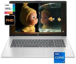 HP 17.3" IPS LED Full HD Business Laptop Intel core i7-1355U Intel Irix Xe Graphics 16GB DDR4 RAM 2TB SSD HDMI 1.4 USB-C Wi-Fi 6 Webcam Stereo Speaker Copilot AI Long Battery Windows 11 Pro Silver HP 17.3" IPS LED Full HD Business Laptop Intel core i7-1355U Intel Irix Xe Graphics 16GB DDR4 RAM 2TB SSD HDMI 1.4 USB-C Wi-Fi 6 Webcam Stereo Speaker Copilot AI Long Battery Windows 11 Pro Silver