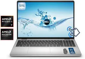 Dell 16 Plus Business 16" FHD+ Touchscreen AMD Ryzen AI 7 350 (Beat Ultra 7 255HX) AMD Radeon Graphics 32GB DDR5 RAM 2TB SSD Wi-Fi 6E BT 5.3 HDMI Backlit KB FP Reader Copilot+ Windows 11 Pro Silver Dell 16 Plus Business 16" FHD+ Touchscreen AMD Ryzen AI 7 350 (Beat Ultra 7 255HX) AMD Radeon Graphics 32GB DDR5 RAM 2TB SSD Wi-Fi 6E BT 5.3 HDMI Backlit KB FP Reader Copilot+ Windows 11 Pro Silver