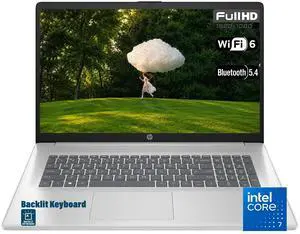 HP 17.3" IPS 300 nits Full HD Business Laptop Intel Core 7 150U (Beats i7-1355U) Intel Graphics 32GB RAM 1TB SSD Backlit KB Wi-Fi 6 Bluetooth 5.4 FR Copilot AI 720p Webcam HDMI Windows 11 Home Silver HP 17.3" IPS 300 nits Full HD Business Laptop Intel Core 7 150U (Beats i7-1355U) Intel Graphics 32GB RAM 1TB SSD Backlit KB Wi-Fi 6 Bluetooth 5.4 FR Copilot AI 720p Webcam HDMI Windows 11 Home Silver