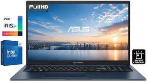 ASUS Vivobook 17 17.3 inch Full HD Business Laptop Intel Core i7-1355U Intel Iris Xe Graphics 40GB RAM 1TB SSD Backlit Keyboard HDMI 1.4 Wi-Fi 5 Bluetooth 5.1 Webcam Windows 11 Home Quiet Blue ASUS Vivobook 17 17.3 inch Full HD Business Laptop Intel Core i7-1355U Intel Iris Xe Graphics 40GB RAM 1TB SSD Backlit Keyboard HDMI 1.4 Wi-Fi 5 Bluetooth 5.1 Webcam Windows 11 Home Quiet Blue