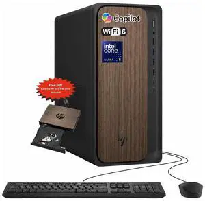 HP OmniDesk Business AI Desktop M03 Intel Core Ultra 5 225 (Beat Intel i5-14400) Intel Graphics 8GB DDR5 RAM 512GB SSD Keyboard and Mouse Wi-Fi 6 BT 5.4 HDMI DP RJ-45 Windows 11 Pro Black HP OmniDesk Business AI Desktop M03 Intel Core Ultra 5 225 (Beat Intel i5-14400) Intel Graphics 8GB DDR5 RAM 512GB SSD Keyboard and Mouse Wi-Fi 6 BT 5.4 HDMI DP RJ-45 Windows 11 Pro Black