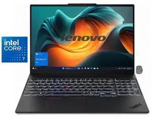 Lenovo ThinkPad E16 Gen 3 Business 16" WUXGA Intel Core 7 240H (Beat i7-13650HX) Intel Graphics 32GB DDR5 RAM 2TB SSD Wi-Fi 6E BT 5.3 FHD Cam Backlit KB FP HDMI 2.1 RJ-45 48Whr Windows 11 Pro Black Lenovo ThinkPad E16 Gen 3 Business 16" WUXGA Intel Core 7 240H (Beat i7-13650HX) Intel Graphics 32GB DDR5 RAM 2TB SSD Wi-Fi 6E BT 5.3 FHD Cam Backlit KB FP HDMI 2.1 RJ-45 48Whr Windows 11 Pro Black
