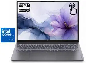 HP OmniBook 5 Business Laptop 16" IPS WUXGA Touchscreen Intel core 5 120U (Beat i5-1335U) Intel Graphics 32GB DDR5 RAM 512GB SSD Backlit KB Wi-Fi 6 BT 5.4 FHD Webcam Copilot+ PC Windows 11 Home Grey HP OmniBook 5 Business Laptop 16" IPS WUXGA Touchscreen Intel core 5 120U (Beat i5-1335U) Intel Graphics 32GB DDR5 RAM 512GB SSD Backlit KB Wi-Fi 6 BT 5.4 FHD Webcam Copilot+ PC Windows 11 Home Grey