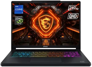MSI Crosshair 16" QHD+ 2560 x 1600 240Hz Gaming Laptop NVIDIA GeForce RTX 5070 Intel core i9-14900HX 16GB DDR5 RAM 512GB SSD RGB Backlit KB Wi-Fi 6E BT 5.4 HDMI 2.1 RJ-45 Copilot Windows 11 Pro Black MSI Crosshair 16" QHD+ 2560 x 1600 240Hz Gaming Laptop NVIDIA GeForce RTX 5070 Intel core i9-14900HX 16GB DDR5 RAM 512GB SSD RGB Backlit KB Wi-Fi 6E BT 5.4 HDMI 2.1 RJ-45 Copilot Windows 11 Pro Black
