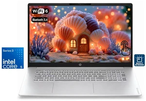 HP OmniBook 3 17.3" HD+ Touchscreen Business AI Laptop Intel core 5 315 (Beats i7-1355U) Intel Graphics 12GB DDR5 RAM 512GB SSD Backlit KB Wi-Fi 6 BT 5.4 FHD Webcam Copilot+ PC Windows 11 Pro Silver HP OmniBook 3 17.3" HD+ Touchscreen Business AI Laptop Intel core 5 315 (Beats i7-1355U) Intel Graphics 12GB DDR5 RAM 512GB SSD Backlit KB Wi-Fi 6 BT 5.4 FHD Webcam Copilot+ PC Windows 11 Pro Silver