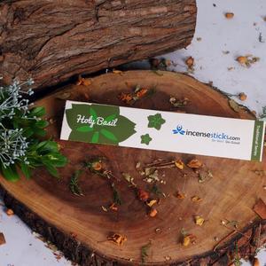 Holy Basil Incense 8" 10 Sticks (2 Packs)