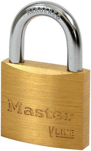 Master Lock - V Line Brass 40mm Padlock - Keyed Alike 4232