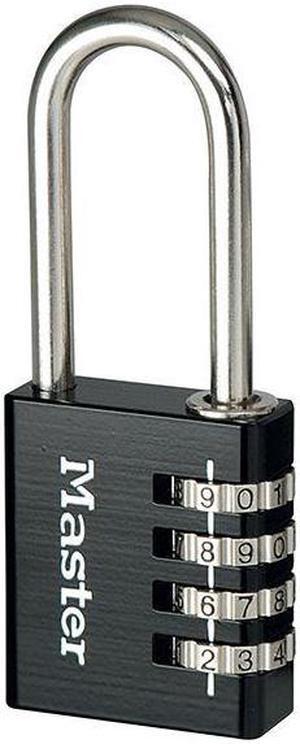 Master Lock - Black Finish 40mm 4-Digit Combination Padlock - 51mm Shackle