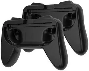 Joy Con Comfort Grips for Nintendo Switch 2,Controller Game Accessories Handheld Joystick Remote Control Holder-2 Pack,Black