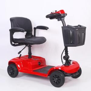 eHoodax Adult Outdoor Electric Mobility Scooter 12.5 Miles 6KM/H Speed 440IBS Max Load Foldable 4 Wheel Scooter USA stock