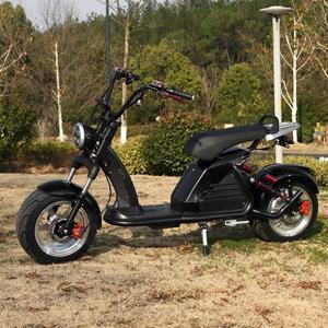 eHoodax Adult Electric Motorcycle 3000W Motor Max Speed 75 KM/H 18 Inch Fat Tire 60V30AH Mileage 60-80KM 2 Wheel E Scooter