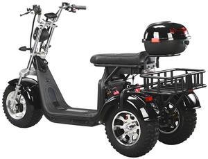 eHoodax 3 Wheel Larger tire  Elektric Scooter Max Speed 25 Miles 20AH 60V Lithium Battery Max Range 31 Miles/H Off Road Electric Mororcycle