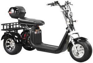 eHoodax 3 Wheel Electric Scooter Moped Max Speed 40km/h 20AH60V Max Load 200KG Electric Motorcycle For Adults