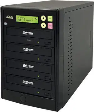 1 to 3 24X Burner CD DVD Duplicator Standalone Tower Using ACARDs Native SATA Controller Technology 1 to 3 24X Burner CD DVD Duplicator Standalone Tower Using ACARDs Native SATA Controller Technology
