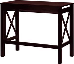 Casual Home Montego Folding Desk with Pull-Out Tray-Espresso