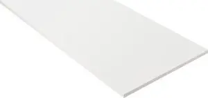 Kaboon Table Top 43x24 inches, One-Piece Melamine Desktop for Sit Stand Desk, Double Desks for Home Office, Rectangular Wood Countertop, 1 inch Thick, White Top Only