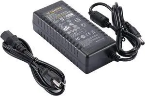 COOLM 12V 4A Power Supply Adapter Transformer AC 100-240V to DC 12V 4Amp 48W Adapter 5.5x2.5mm Jack for CCTV Camera LED Strip Light
