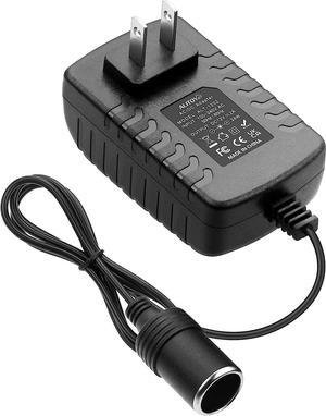 ALITOVE AC to DC Converter 12V 2A 24W Power Supply 110V to 12V Converter AC/DC Adapter with Car Cigarette Lighter Socket 100~240V AC In for Car Shaver MP3/MP4 player Car Dash Cam Bluetooth Transmitter