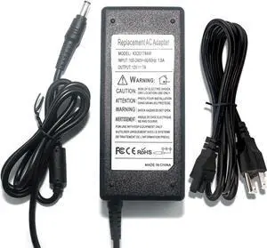 12V 7A 84W Power Supply, AurGun AC Adapter 100V-240V to DC 12 Volt 7 Amp Transformer Power Converter with 5.5x2.1mm Universal Plug for LED Strip Light, CCTV Security Camera System