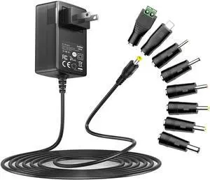 5V 2A 1.5A 1A AC Adapter Wall Charger Power Adapter Supply for TV Box Tablet Router More 5V Devices