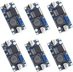 6 Pack LM2596 DC to DC High Efficiency Voltage Regulator 3.2-35V to 1.25-30V Buck Converter DIY Power Supply Step-Down Module