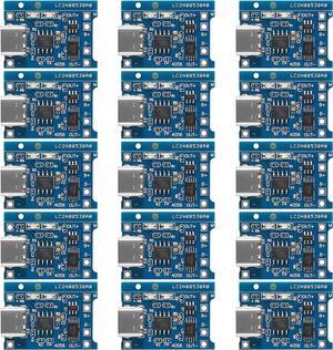 15pcs 5V 1A TP4056 Charging Module Type-C USB 18650 Lithium Battery Charger Board with Protection (Type-C USB)